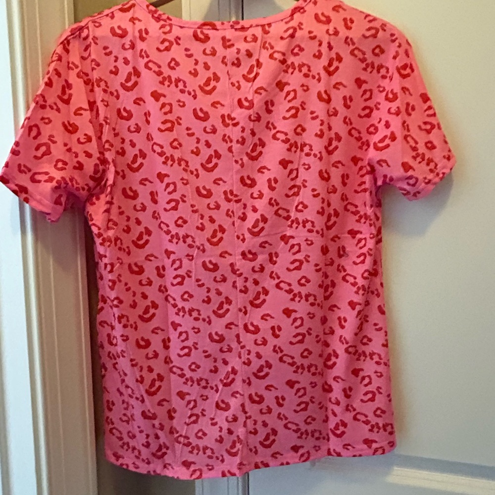 Pink Leopard Print Top - Picture 2 of 6